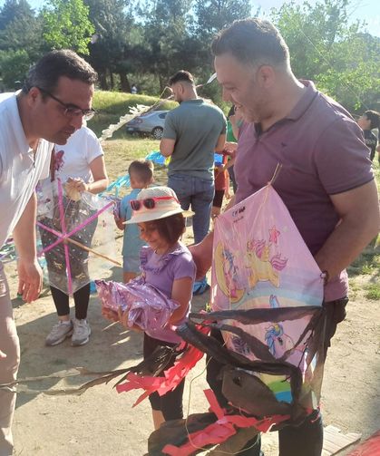 Uçurtmalar havalandı, neşe gökyüzüne taştı