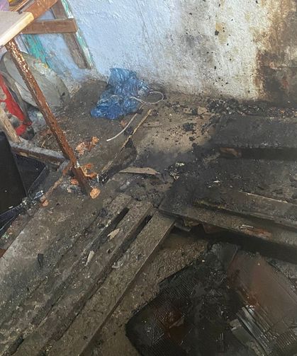 Fırında unutulan yemek az daha evi yakıyordu