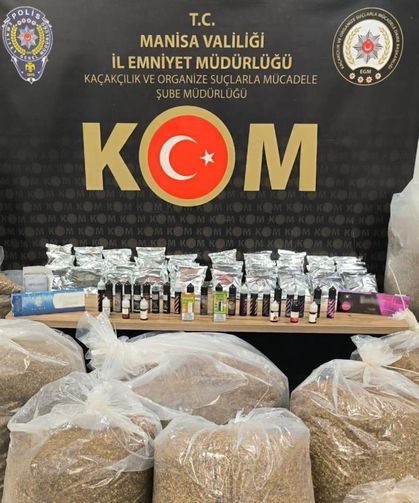 Manisa'da 3 ilçede kaçak tütün operasyonu