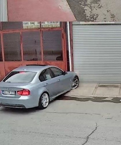 İzmir'de drift yaparken dükkana çarpan sürücü yakalandı