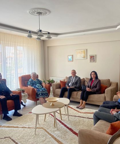 Kaymakam Güngör'den şehit ailelerine bayram ziyareti