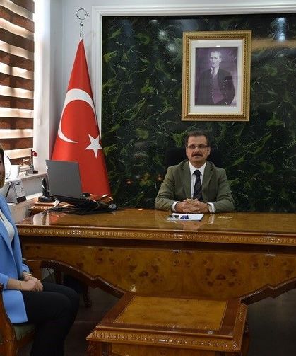 Kaymakam Güldoğan, yeni başhekimi ağırladı