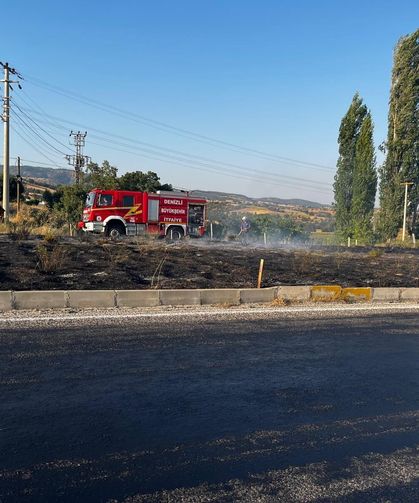 Refüjdeki yangın kısa sürede söndürüldü