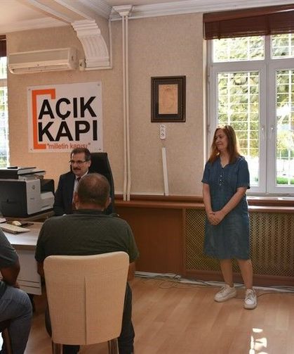 Kaymakam Güldoğan, ‘Açık Kapı’da vatandaşları dinledi