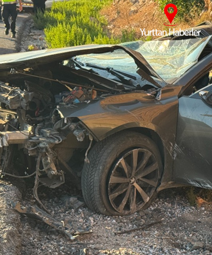 Feci kaza! Otomobil takla attı: 1 ölü, 2 yaralı