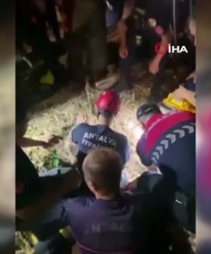 Kuyuya düşen çocuk böyle kurtarıldı