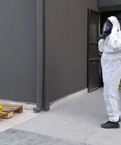Lavabo açıcı bomba gibi patladı