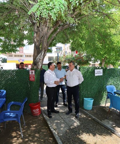 Başkan Balaban'dan kıraathanelere yeşil alan uyarısı