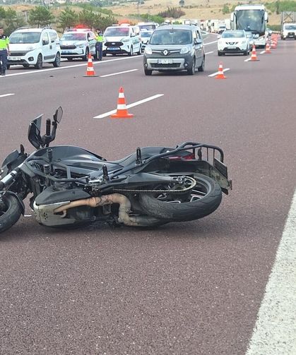 Kamyona çarpan motosiklet sürücüsü hayatını kaybetti