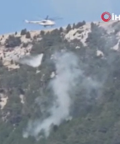 Fethiye’de orman yangını!