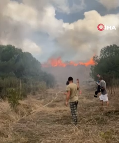 Alevler kışlaya sıçradı