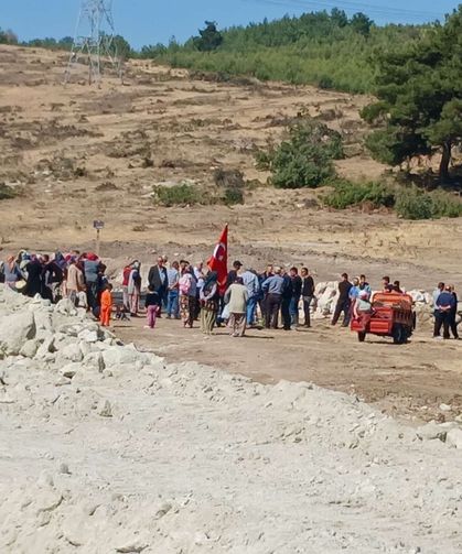 Yağcılar’daki eylemde vatandaşlardan tehdit iddiası