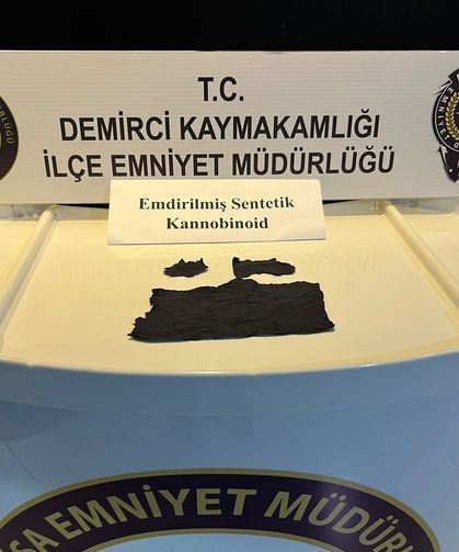 Demirci'de uyuşturucu operasyonu: 1 tutuklama