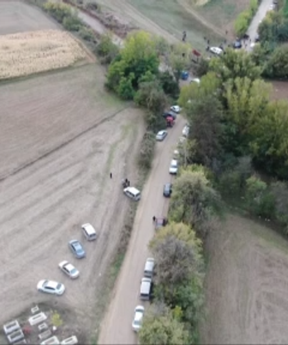 Pancar tarlasna kurşun yağdırdı