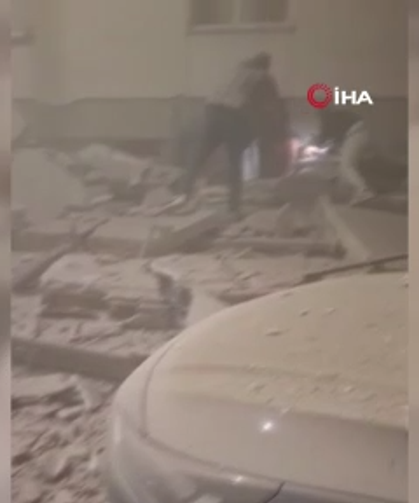 Maltepe'de 8 katlı bina çöktü