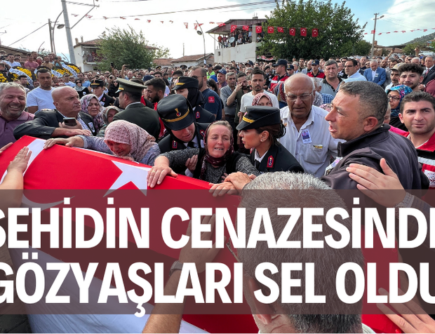 Manisalı şehide hüzünlü veda