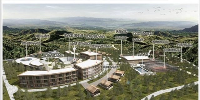 Kaymakam Duru'nun dronundan Gençlik Kampı