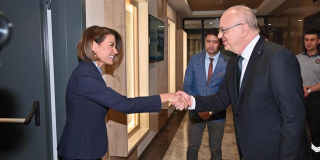 Başkan Ergün, Azerbaycan Başkonsolosunu ağırladı