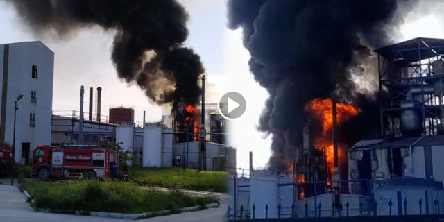 Lüleburgaz'da kimya fabrikasında yangın! Çevre illerden destek çağrıldı