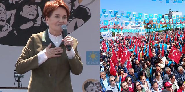 Akşener Manisa'da vatandaşlara seslendi