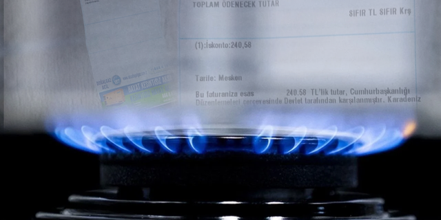 Manisa'da 0 TL ibareli doğal gaz faturaları