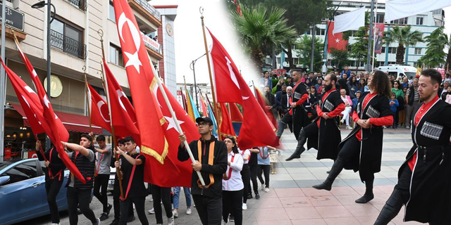Soma’da 19 Mayıs coşkuyla kutlandı