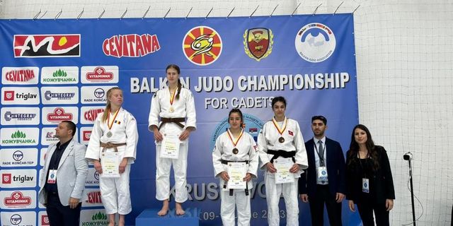 Manisalı Buse Yüksel Judoda balkan üçüncüsü oldu!