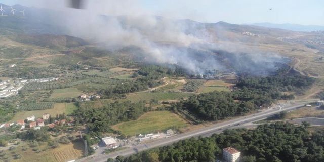  İzmir’deki orman yangını kontrol altına alındı!
