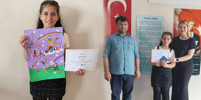 Manisalı Ayşe Ela Tuncer ulusal resim birincisi oldu