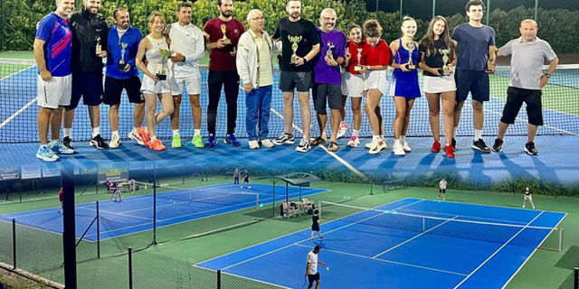 Bahar Tenis Turnuvası'nda şampiyonlar belli oldu