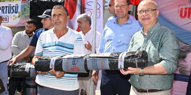 Başkan Ergün’den üzüm üreticilerine destek