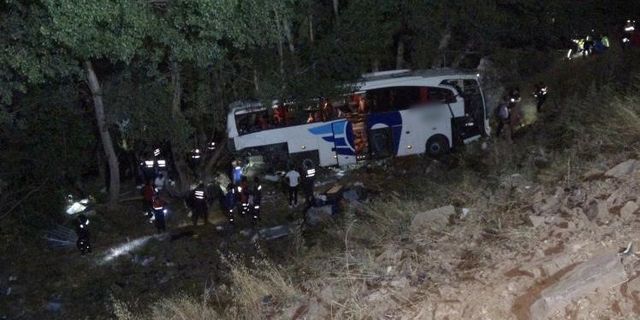 Yozgat'ta yolcu otobüsü faciası: 12 ölü, 19 yaralı!