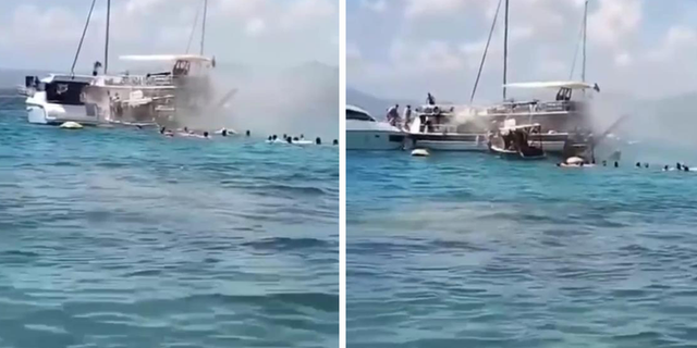 İzmir’de tur teknesi yandı! Yolcular denize atlayarak canını kurtardı