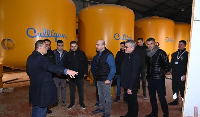 Aslay, Manisa’nın kalbi Akpınar İçme Suyu Tesisi'ni inceledi