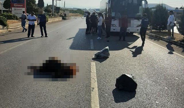 Yolcu otobüsünün çarptığı kadın hayatını kaybetti!