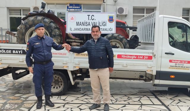Manisa'da çalınan traktör Aydın'da bulundu