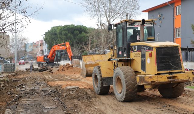 Mahalleye 14 milyonluk yatırımda sona doğru