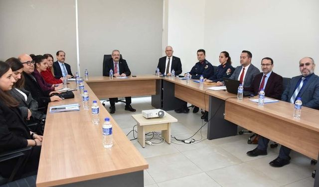 Kadına yönelik şiddetle mücadele toplantısı yapıldı