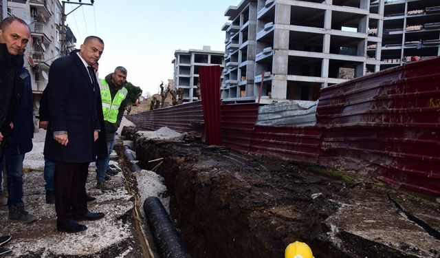 Su taşkınlarını önleyecek çalışmaya yerinde inceleme