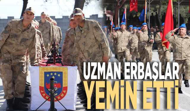 Uzman erbaşlar yemin etti