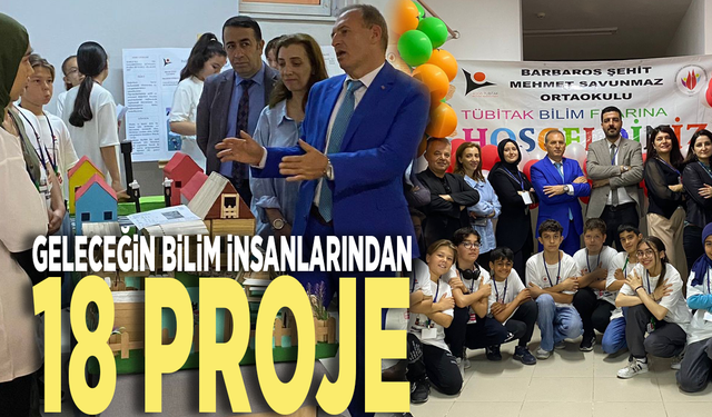 Geleceğin bilim insanlarından 18 proje