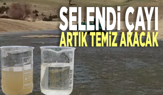 Selendi Çayı artık temiz akacak