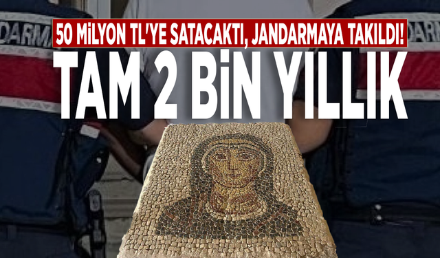 50 milyon TL'ye satacaktı, jandarmaya takıldı! Tam 2 bin yıllık