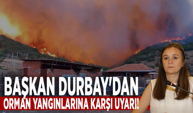 Başkan Durbay'dan orman yangınlarına karşı uyarı!