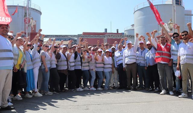 Zeytinyağı fabrikası işçileri 31 gündür grevde!
