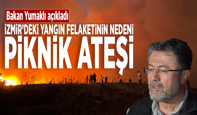 Bakan Yumaklı açıkladı: İzmir’deki yangın felaketinin nedeni piknik ateşi