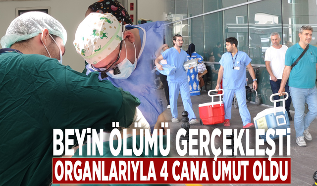 Beyin ölümü gerçekleşti, organlarıyla 4 cana umut oldu