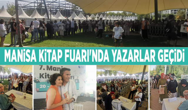 Manisa Kitap Fuarı'nda yazarlar geçidi