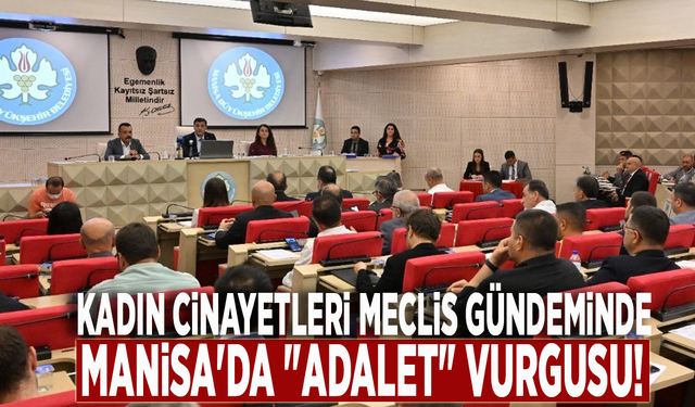 Kadın cinayetleri Meclis gündeminde: Manisa'da "adalet" vurgusu!