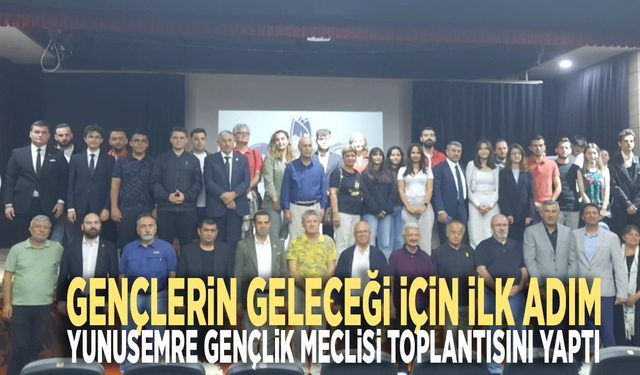 Gençlerin geleceği için ilk adım: Yunusemre Gençlik Meclisi toplantısını yaptı